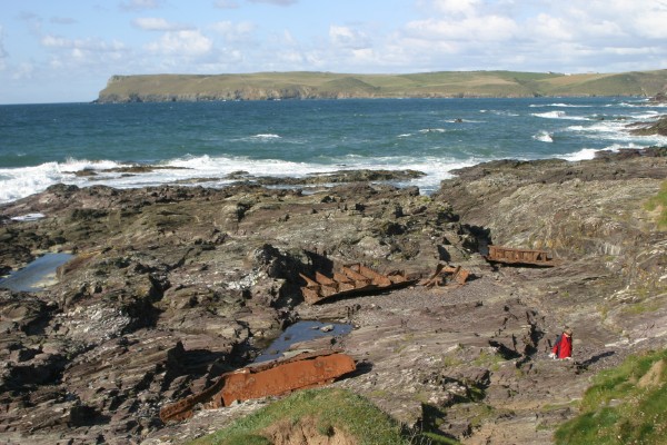 Cornwall Countryside: Pentire Point from Daymer Bay cliffs (IMG_0960.JPG, 600 x 400, 92.0K) 