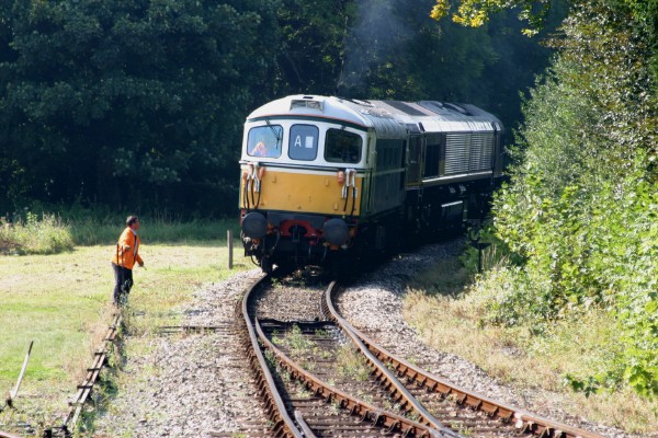 Cornwall Weblog: Train switching (IMG_0862.JPG, 600 x 400, 104.0K) 