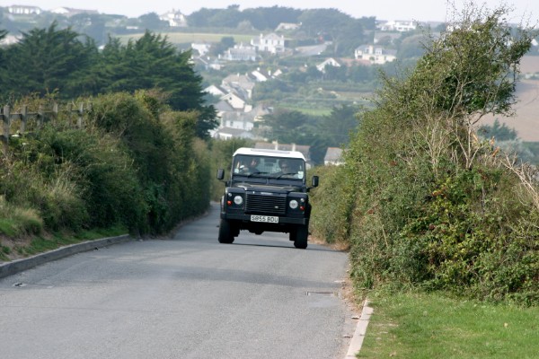 Cornwall Weblog: Narrow Cornish lane (IMG_0892.JPG, 600 x 400, 84.0K) 