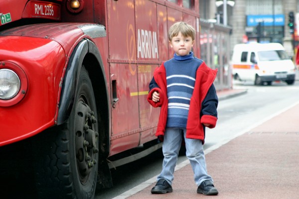 Cornwall Weblog: Nathaniel in London, bus (IMG_2244.JPG, 600 x 400, 64.0K) 