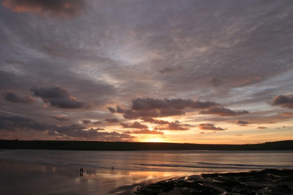 Cornwall Weblog: Sunset over Daymer Bay, Cornwall (IMG_3100.JPG, 600 x 400, 44.0K) 